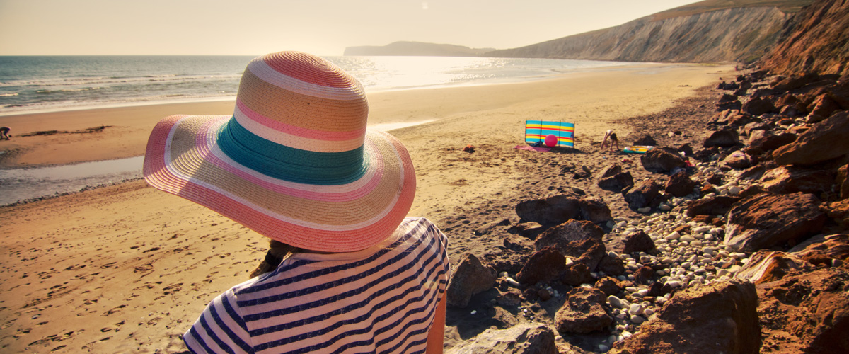 Situated right on Compton Bay